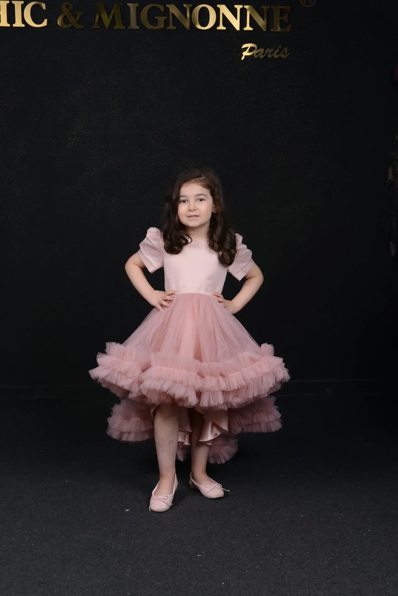 Robe enfant 6-10 Rose pale
