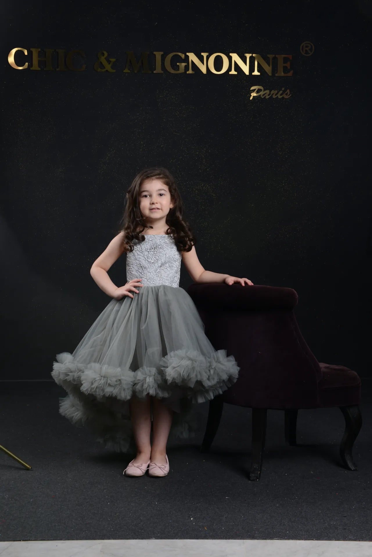 Robe enfant 6-10 Gris