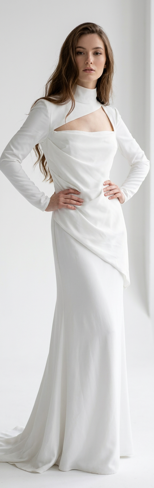 Robe marié longue simple