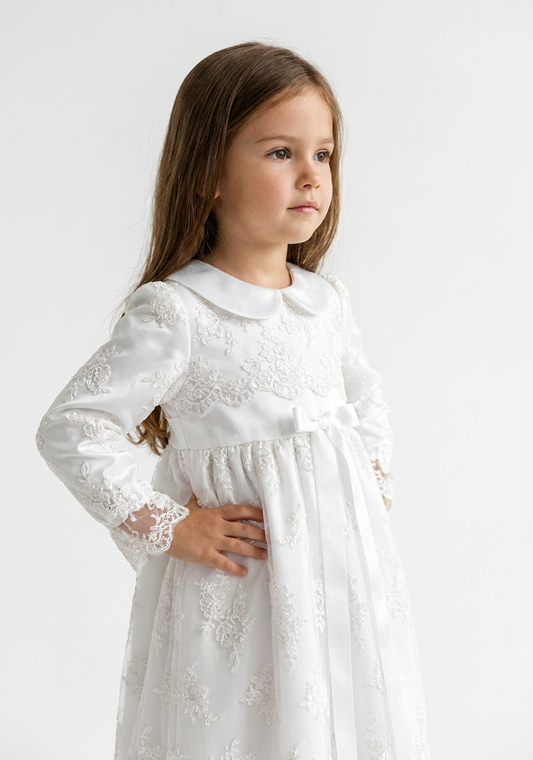 ROBE bapteme blanche