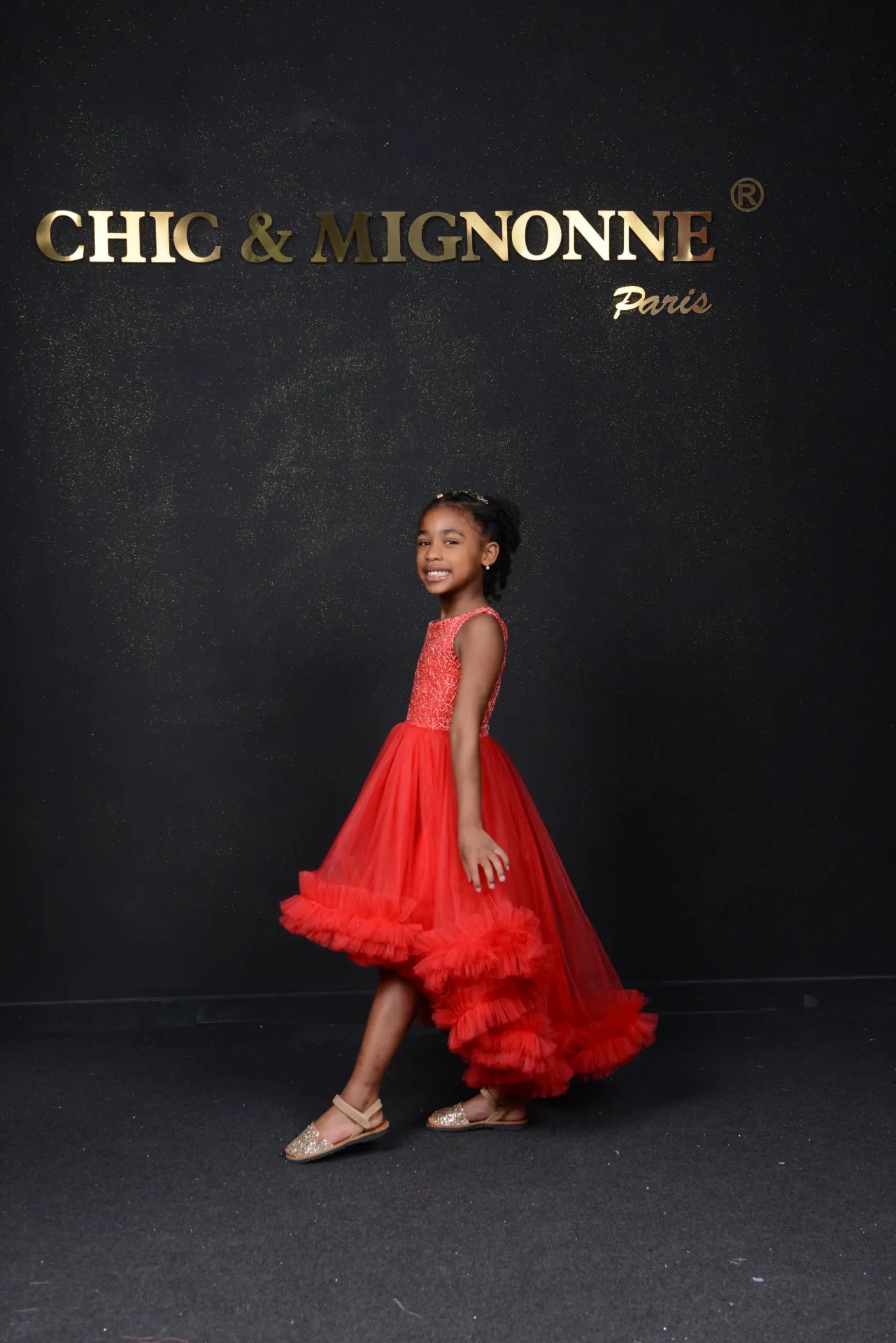 Robe enfant 6-10 rouge