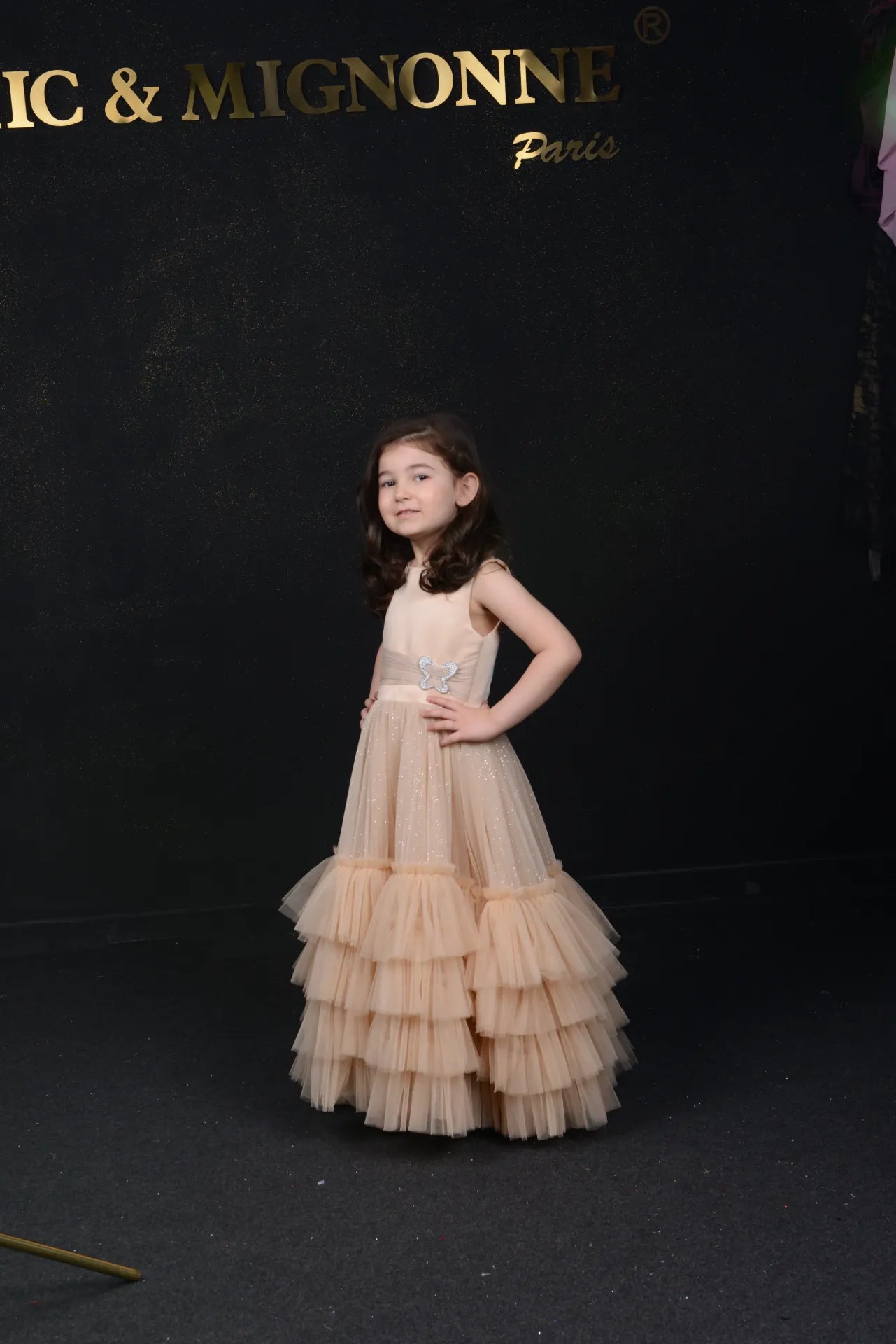 Robe enfant 6-10 blanc cassé