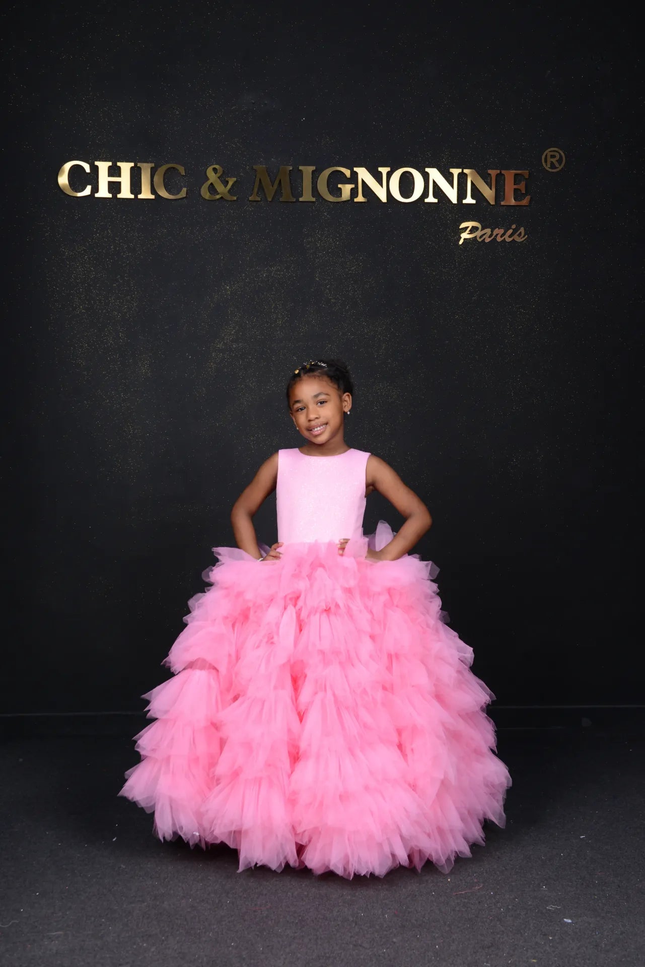 Robe enfant 6-10 rose