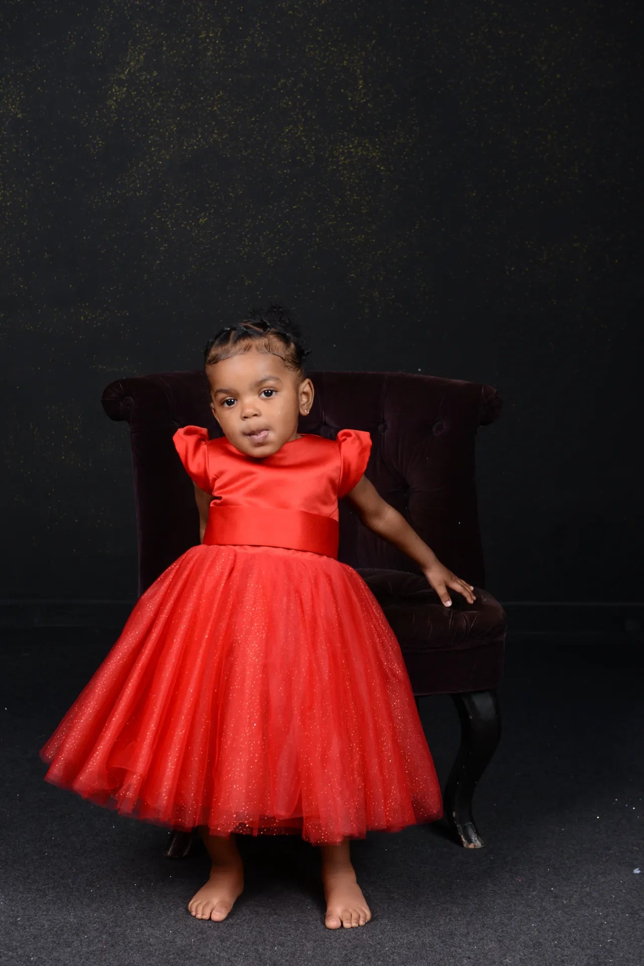 Robe enfant 2-4 Rouge